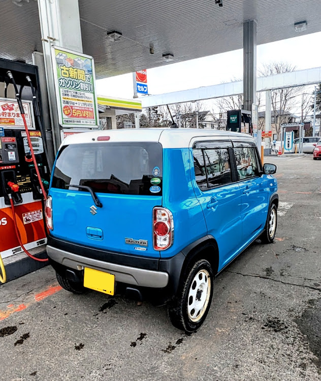 ハスラーの北海道・サマーブルーメタリック　ホワイト2トーンルーフ・増し車・4WDキャンピング仕様に関するカスタム事例の投稿画像2枚目