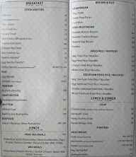 The Vellore Kitchen menu 1