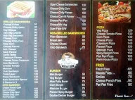 The Bali's Cafe menu 1