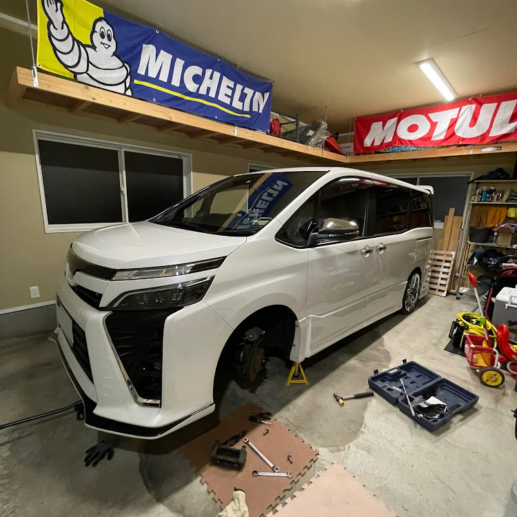 ヴォクシーの青森県ユーザー・キャリパーボルト折れ・零1000パワーチャンバーフィルター交換・CS95・整備記録に関するカスタム事例の投稿画像3枚目