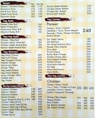 Chawla's Express menu 1