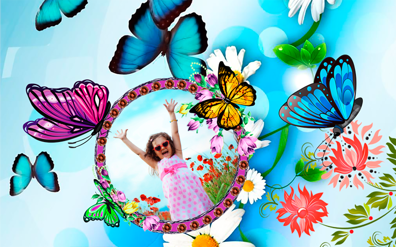 Butterfly Photo Frames Apl Android Di Google Play