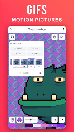 Screenshot Pixilart - Make Pixel Art