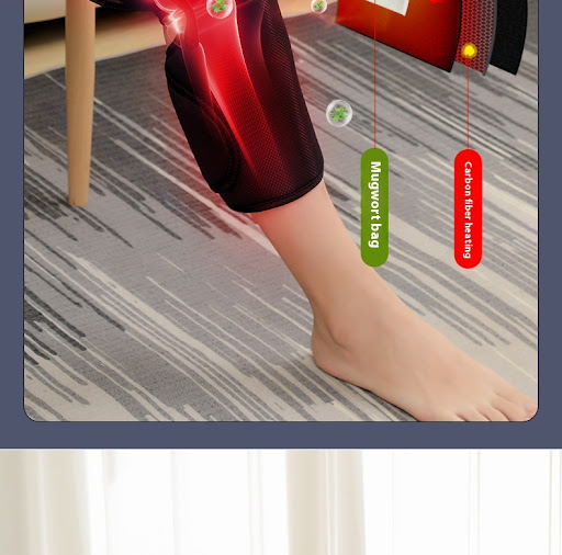Title 7, Electric Heating Knee Pad Calf Airbag Old Cold ...