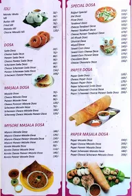 Rajput Dosa menu 1