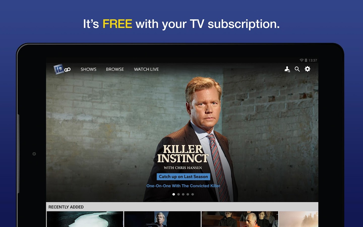 Investigation Discovery GO - Android Apps on Google Play