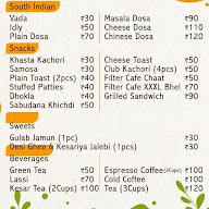 Filter Cafe menu 3