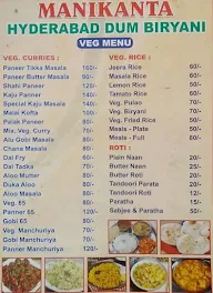 Hotel Manikanta Veg & Non Veg menu 4