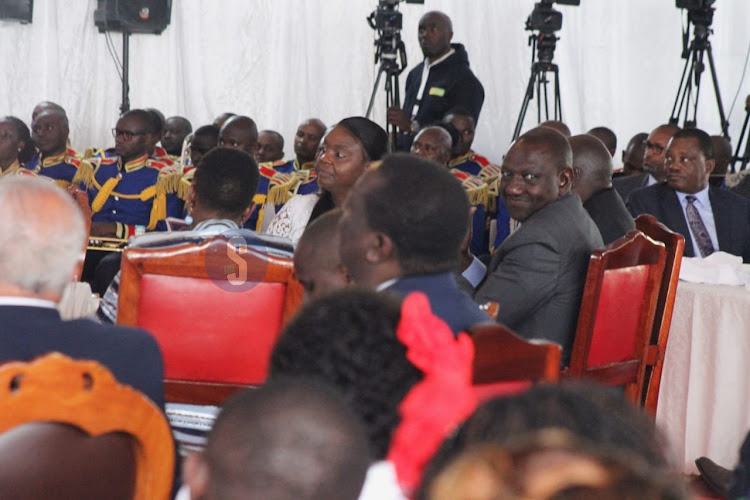 President William Ruto among leaders at the National Prayer Breakfast on the Theme 'Reconciliation' at Safari Park Hotel Nairobi on June 7, 2023.