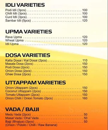 Chennai Express- The Food Wagon menu 