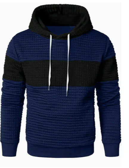 Heren hoodie met lange mouwen en trekkoord. Comfortabel en stijlvol voor dagelijks gebruik. Ideaal voor een relaxte en casual uitstraling.