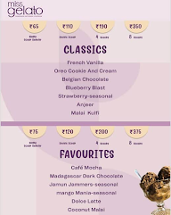 Miss Gelato menu 1