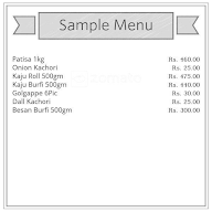 Sharma Vaishno Dhaba menu 3