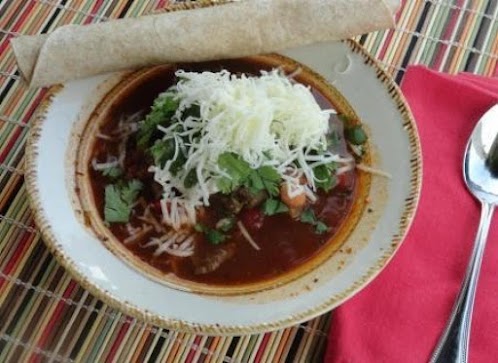 3-Bean and Steak Chili