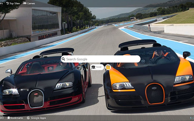 Bugatti Wallpaper New Tab Theme [Install]