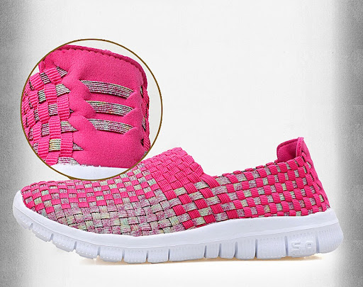 Title 7, Scarpe in mesh traspirante, tessuto intrecciato...
