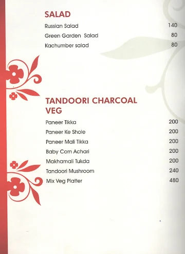 Mrignayani Restaurant menu 