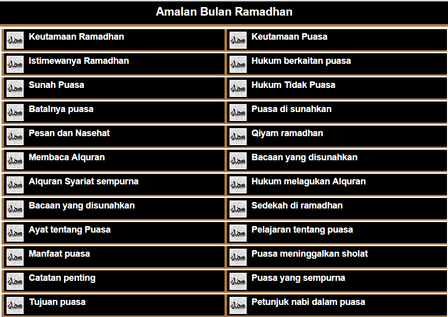 Amalan Bulan Ramadhan - Android Apps on Google Play