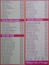 Chinawok & Kabab Corner menu 2