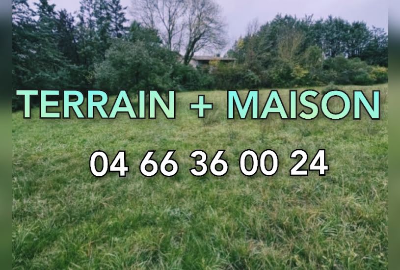  Vente Terrain + Maison - Terrain : 1 100m² - Maison : 100m² à Crespian (30260) 