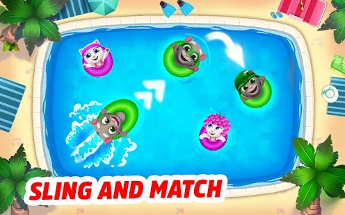 Talking Tom Pool Puzzle Game banner