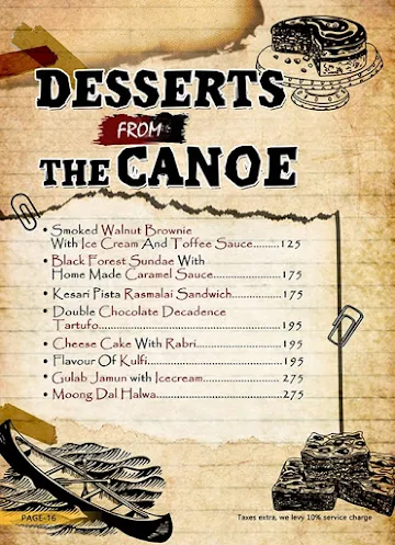 The Flying Dutchman menu 