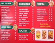 Grilled Burger & Grilled Sandwich menu 1