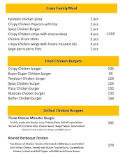 Bombay Burger's menu 3