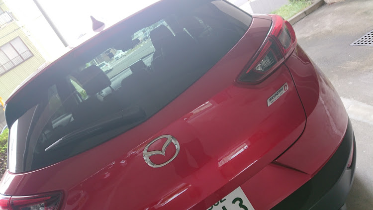 CX-3の落下物に注意・安否確認・大丈夫ですか？に関するカスタム事例の投稿画像2枚目