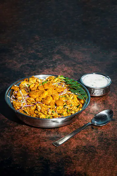 Chicken And Prawn Kothu Parotta