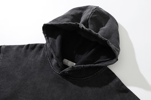 Title 6, Dark Devil Skull Bone Hooded Sweater Washed Old...