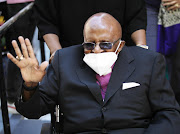  Archbishop Emeritus Desmond Tutu at his 90th birthday celebration at the St George's Cathedral in Cape Town.
