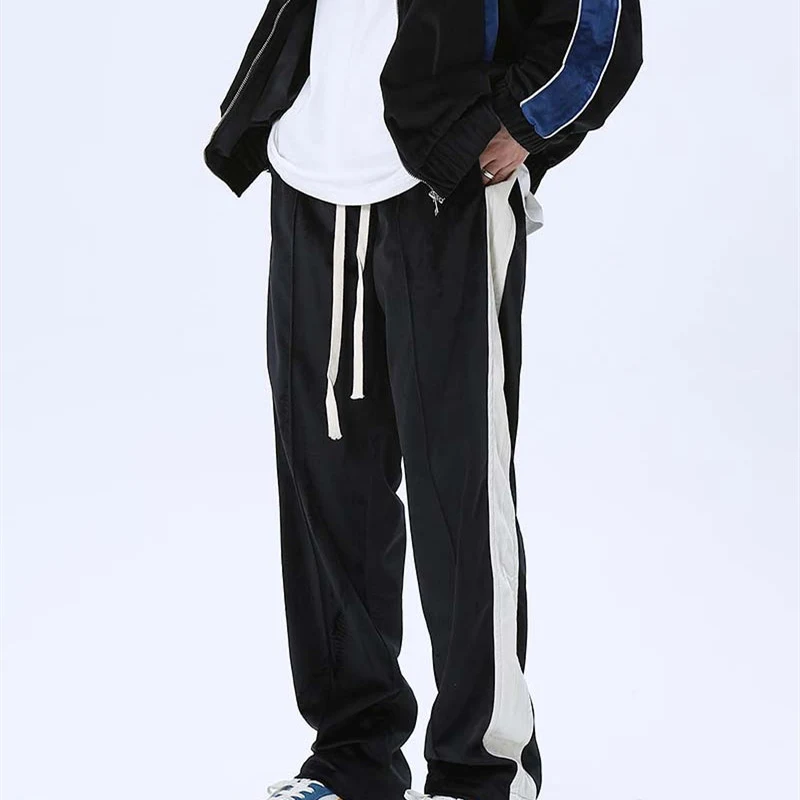 Title 10, Pantalones Casuales Retro Holgados para Hombre