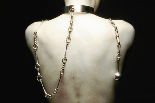 Sado-Chic collier and lead designed by Betony Vernon.