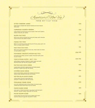 Aravali Villa menu 2