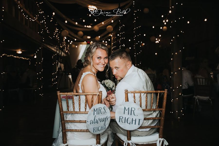 Bryllupsfotograf Jaime Beth (jaimebeth). Bilde av 7 september 2019