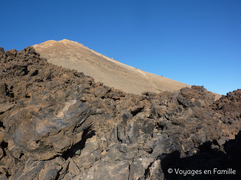 Tenerife, amas lave teide