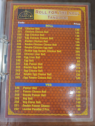 De Caar - Co Restaurant menu 1