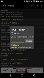 DVB-T finder