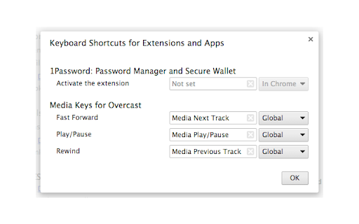 Media Keys & More for Overcast