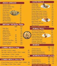 Dream Eatery menu 1