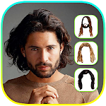 Cover Image of Download Long Hairstyles For Men ✄ Virtual Hairstyle App 1.0 APK