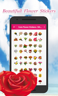 Cute Flower Stickers - WAstickers - náhled
