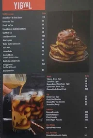 Yigyal Cafe menu 7