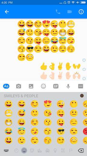 Emoji Keyboard to New Facebook