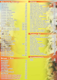 Sayaji Garden And Restaurant menu 2