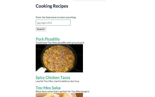 Cooking Recipes