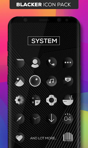 Blacker  Icon Pack