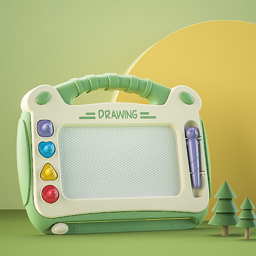 Title 3, Magnetic Writing Board Colorful Kids Toddlers E...