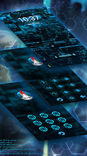 Futuristic Space Galaxy Theme(圖1)-速報App